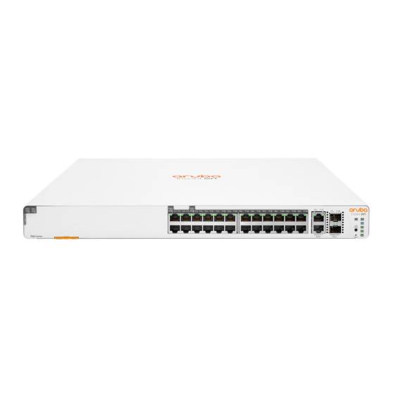 Obrázok pre HPE Aruba Networking Networking Instant On Switch 20p Gigabit CL4 4p Gigabit CL6 PoE 2p 10GBT 2p SFP+ 370W 1960 Řízený L2+ Gigabit Ethernet (10/100/1000) Podpora napájení po Ethernetu (PoE) 1U Bílá