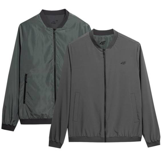 Obrázok pre Men's 4F reversible jacket M013 olive/grey 4FSS23TJACM013 44S