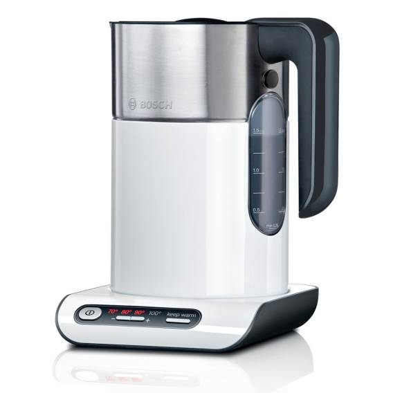 Obrázok pre Bosch TWK8611P elektrická konvice 1,5 l 2400 W Antracit, Nerezová ocel, Bílá