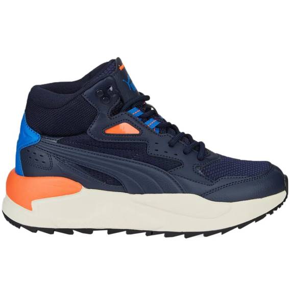 Obrázok pre Puma X-Ray Speed Mid WTR Kids Shoes Navy Blue 387385 02