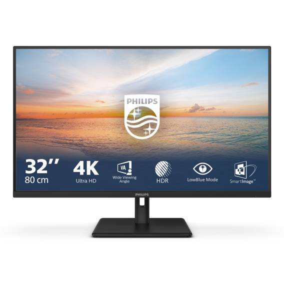 Obrázok pre Philips 1000 series 32E1N1800LA/00 počítačový monitor 80 cm (31.5") 3840 x 2160 px 4K Ultra HD LCD Černá