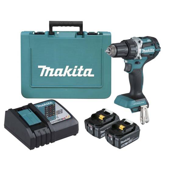 Obrázok pre Makita DDF484RTE vrtačka 2000 ot/min 1,2 kg Černá, Modrá