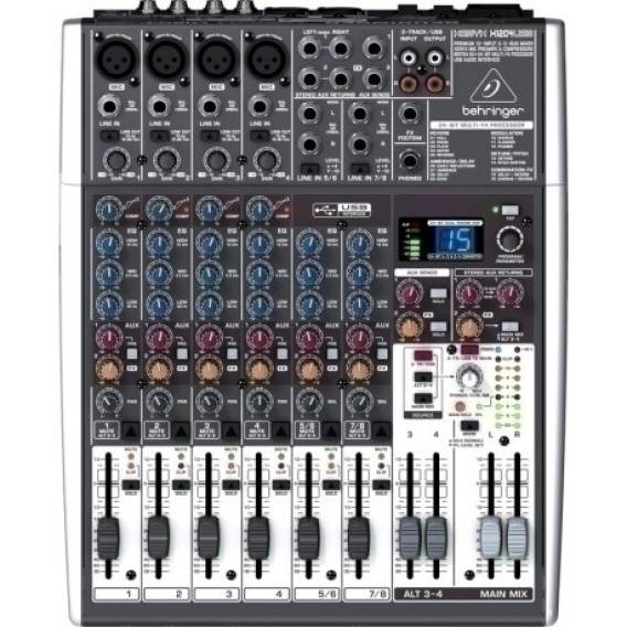 Obrázok pre Behringer Xenyx X1204USB audio mixér 12 kanály/kanálů Šedá