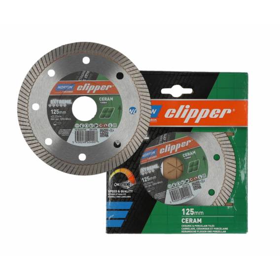 Obrázok pre NORTON TARCZA DIAMENTOWA TURBO 125mm CLIPPER EXTREME CERAM