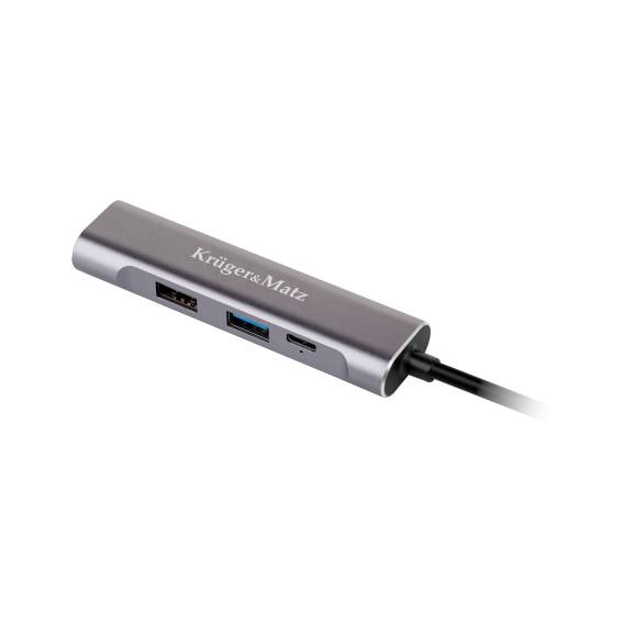 Obrázok pre Adapter (HUB)  USB typu C na HDMI/USB3.0/USB2.0/C port