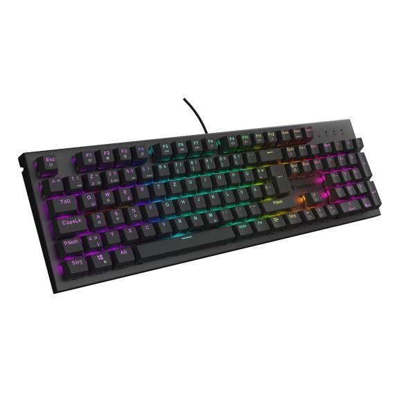 Obrázok pre GENESIS Thor 303 klávesnice Hraní USB QWERTZ Německý Černá