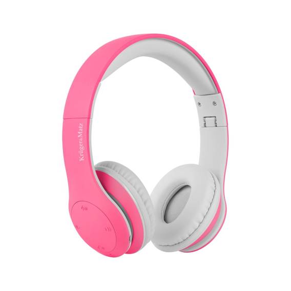Obrázok pre Kruger&Matz wireless over-ear headphones for children model Street Kids , pink color