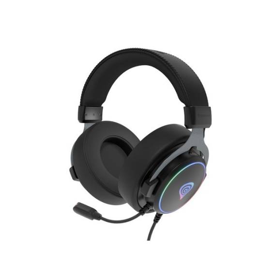 Obrázok pre GENESIS Neon 764 Sluchátka s mikrofonem Kabel Přes hlavu Hraní USB Typ-A Černá