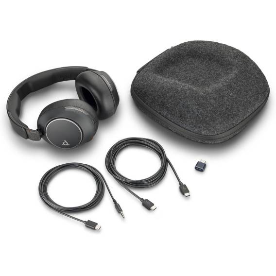 Obrázok pre HP Poly Náhlavní souprava Poly Voyager Surround 80 UC USB-C + adaptér USB-C/A