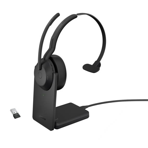 Obrázok pre Jabra Evolve2 55 Sluchátka s mikrofonem Bezdrátový Přes hlavu Kancelář / call centrum USB typu C Bluetooth Černá