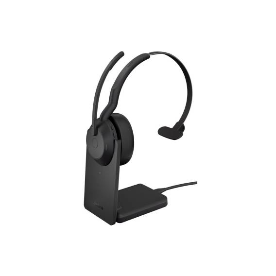 Obrázok pre Jabra Evolve2 55 Sluchátka s mikrofonem Bezdrátový Přes hlavu Kancelář / call centrum USB typu C Bluetooth Nabíjecí podstavec Černá