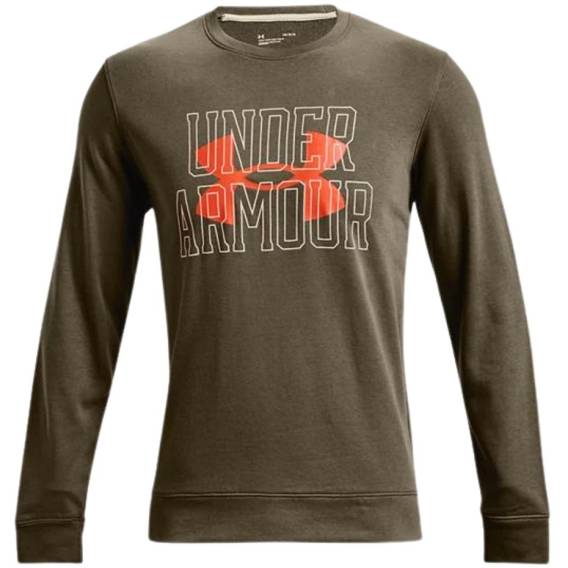 Obrázok pre Under Armour UA Rival Terry Logo Crew Men's Sweatshirt Green 1370391 361