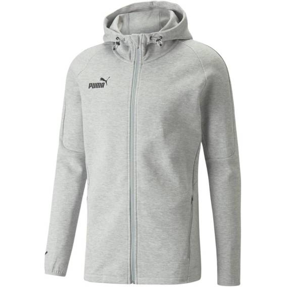 Obrázok pre Puma teamFINAL Casuals Hooded Jkt grey sweatshirt 657383 33