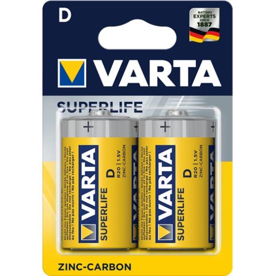 Obrázok pre Varta R20 D baterie pro domácnost Zinko-uhlíkový