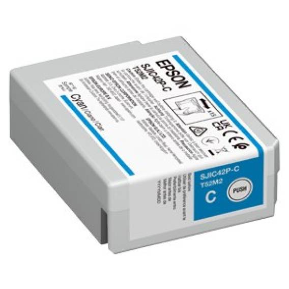 Obrázok pre Epson SJIC42P-C Ink cartridge for ColorWorks C4000e (Cyan)