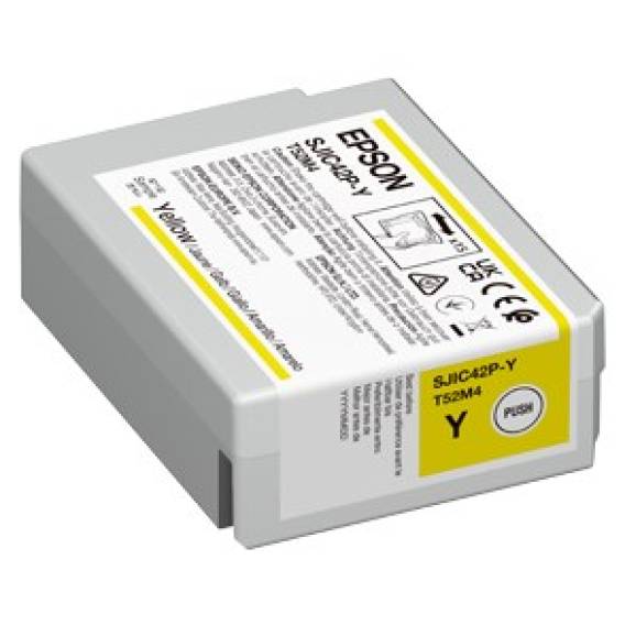 Obrázok pre Epson SJIC42P-Y Ink cartridge for ColorWorks C4000e ( Yellow)