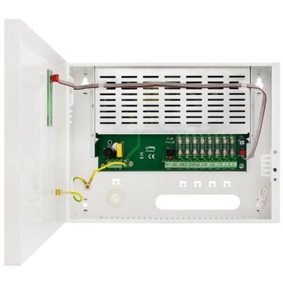 Obrázok pre ZASILACZ IMPULSOWY STABILIZOWANY DO 8 KAMER HD Pulsar HPSDC-12V8X1A 12V/8A/8×1A/TOPIC