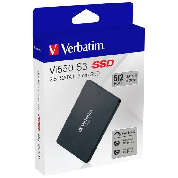 Obrázok pre Verbatim Vi550 S3 512 GB 2.5" Serial ATA III 3D NAND