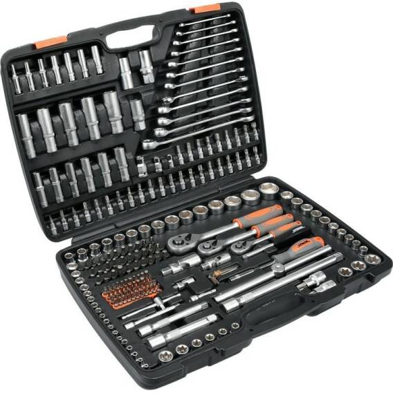 Obrázok pre 216dílná sada klíčů 1/2", 3/8", 1/4" T58691 STHOR