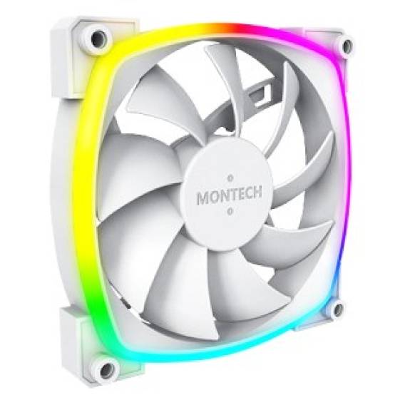 Obrázok pre Montech AX120 PWM Počítačová skříň Ventilátor 12 cm Bílá 3 kusů