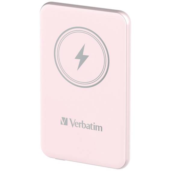 Obrázok pre Verbatim Charge 'n' Go Lithium-polymerová (LiPo) 5000 mAh Bezdrátové nabíjení Růžová