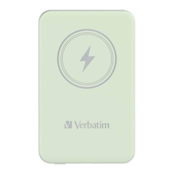 Obrázok pre Verbatim Charge 'n' Go Lithium-polymerová (LiPo) 10000 mAh Bezdrátové nabíjení Zelená