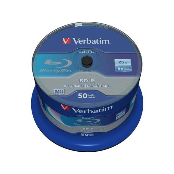 Obrázok pre Verbatim Datalife 6x BD-R 25 GB 50 kusů