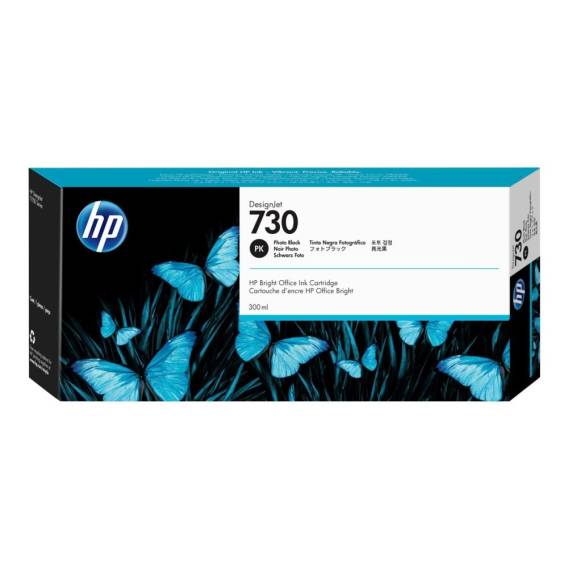 Obrázok pre HP Fotografická černá inkoustová kazeta 730 DesignJet, 300 ml