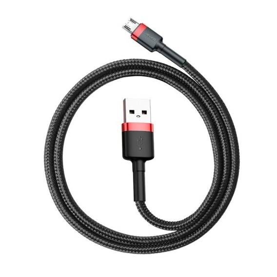 Obrázok pre Kabel Micro USB Baseus Cafule 1,5A 2m (červený/černý)