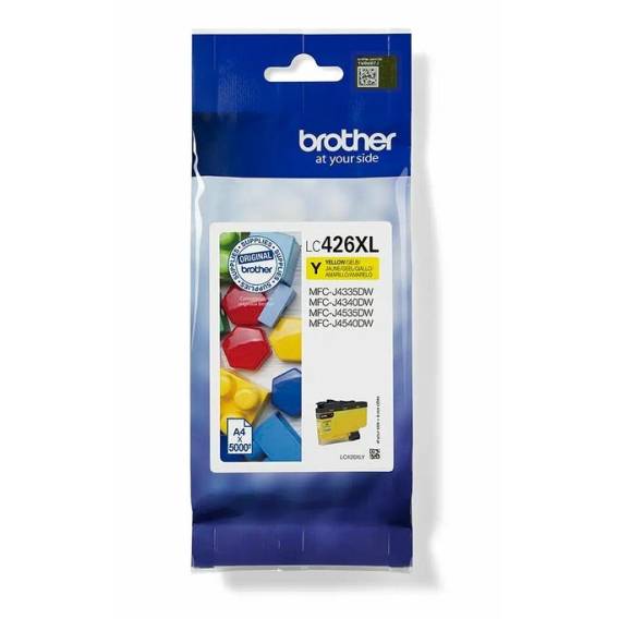 Obrázok pre Brother LC-426XLY inkoustová náplň 1 kusů Originální Vysoká (XL) výtěžnost Žlutá