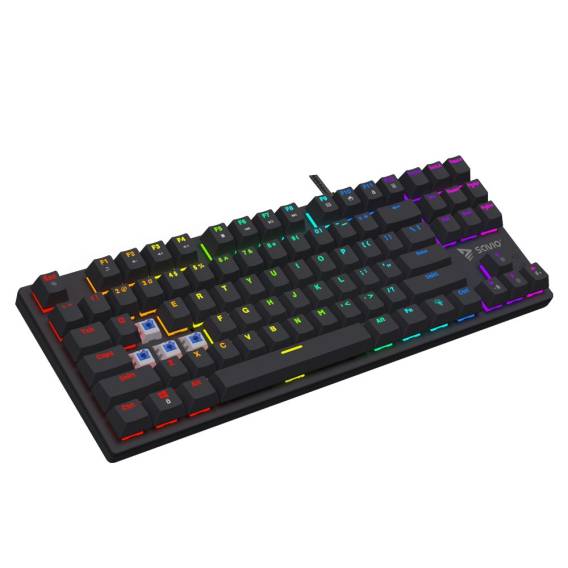 Obrázok pre Mechanická klávesnice Savio Tempest x2 RGB, Outemu BLUE