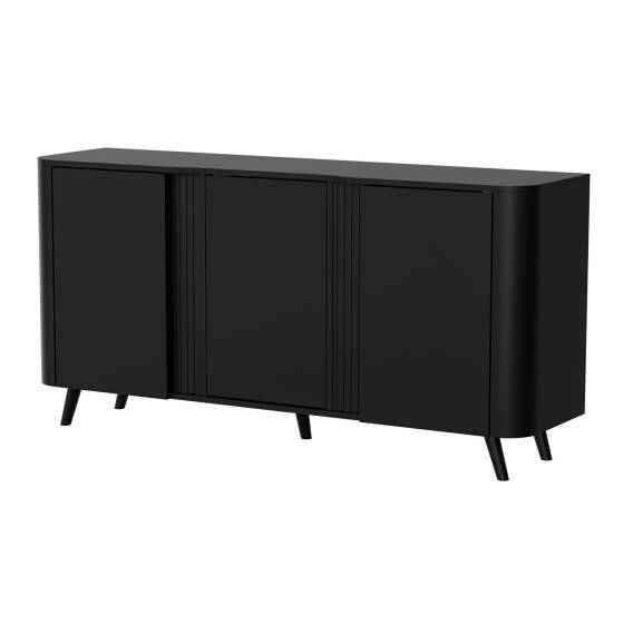 Obrázok pre Cama Komoda VOLARE 151 x 39 x 75 cm černá