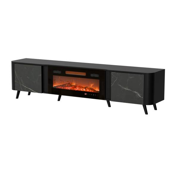 Obrázok pre Cama RTV skříňka Volare 200 x 39 x 49 cm černá/san sebastian + krb
