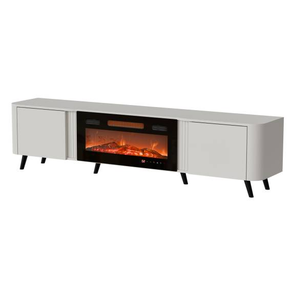 Obrázok pre Cama Volare RTV skříňka 200 x 39 x 49 cm kašmír + krb