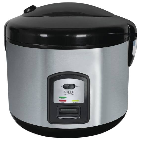 Obrázok pre Adler AD 6406 vařič na rýži Černá, Nerezová ocel 1000 W