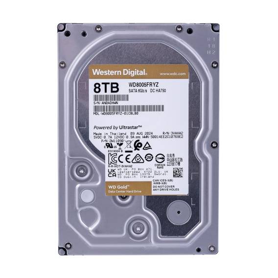 Obrázok pre Western Digital Gold WD8005FRYZ vnitřní pevný disk 3.5" 8 TB Serial ATA III