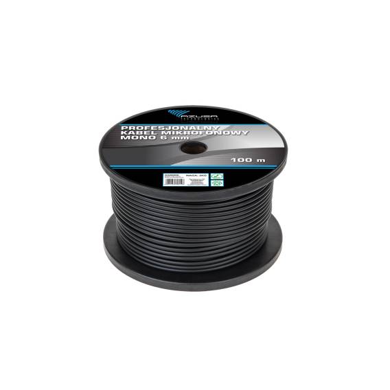 Obrázok pre Kabel mikrofonowy mono 6mm profesjonalny