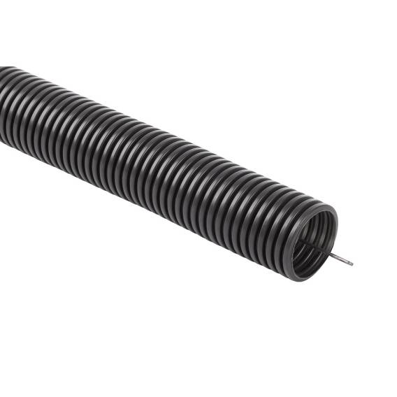 Obrázok pre Flexible corrugated installation pipe, PVC conduit, UV, 320N with remote control 32/26 50m