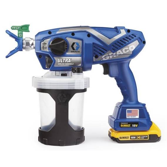 Obrázok pre GRACO ULTRA AIRLES PAINT GUN ( 2 x AKU. 2AH DEWALT+ LOAD ) + BAG