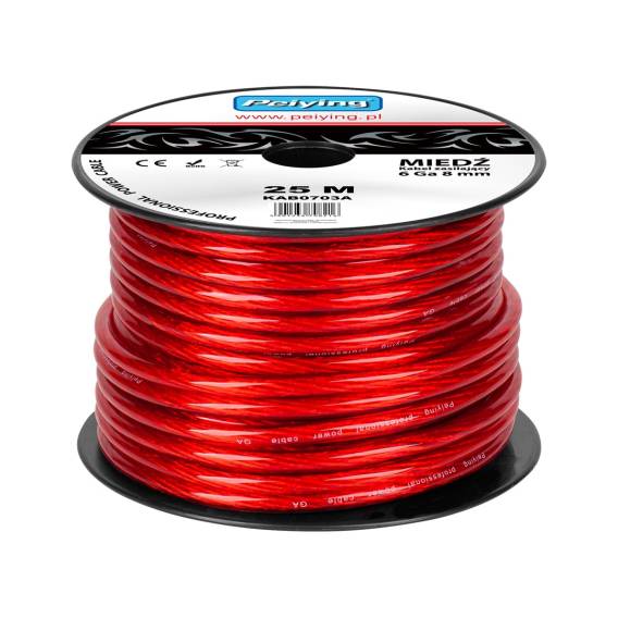 Obrázok pre 6Ga OD8mm CU 25m Car Cable