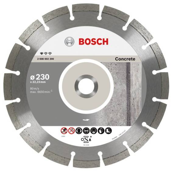 Obrázok pre BOSCH TARCZA DIAMENTOWA* 230x22 SEGMENTOWA CONCRETE