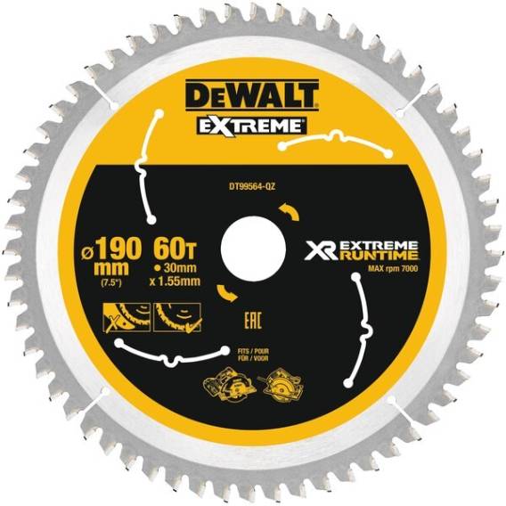 Obrázok pre DeWALT ‎DT99564-QZ pilový kotouč 19 cm 1 kusů