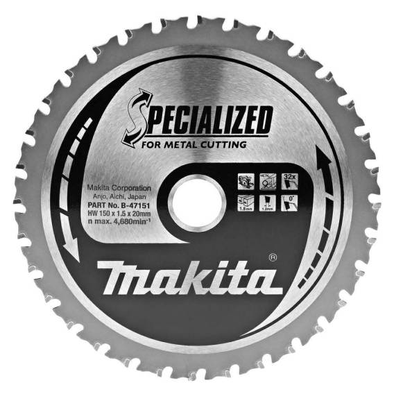 Obrázok pre MAKITA PIŁA TARCZOWA  150x20x32z DO METALU