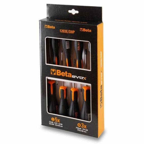 Obrázok pre BETA screwdrivers set 8 pcs /1203E/D8P
