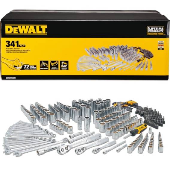 Obrázok pre DEWALT ZESTAW KLUCZY  341el.