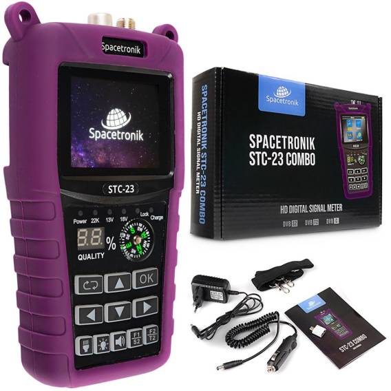 Obrázok pre Spacetronik STC-23 VF6800 Combo DVB-S2+T2/C Satellite Meter