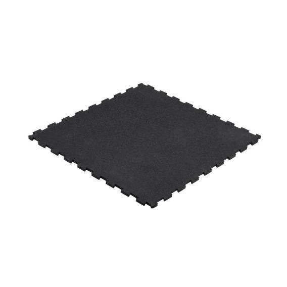 Obrázok pre Rubber floor, equipment mat, puzzle 1m, 20mm, blac