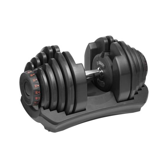 Obrázok pre Cast iron dumbbell adjustable automatic 40 kg REBEL ACTIVE