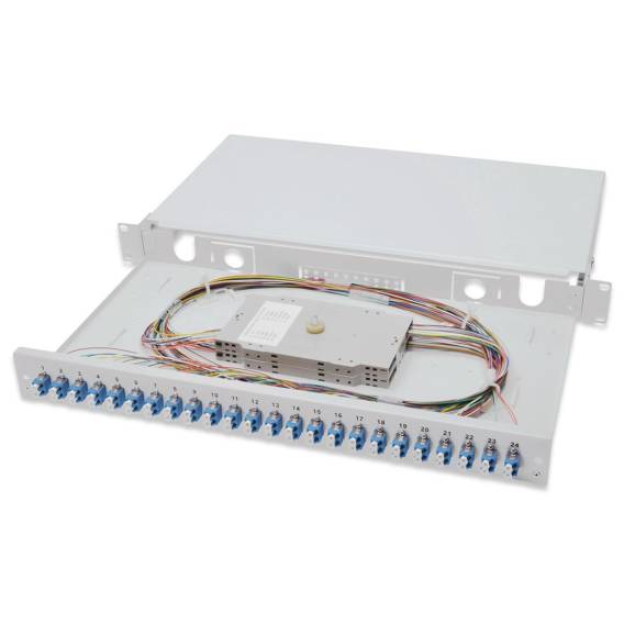Obrázok pre Digitus DN-96332/9 adaptér pro optický kabel LC 1 kusů Šedá