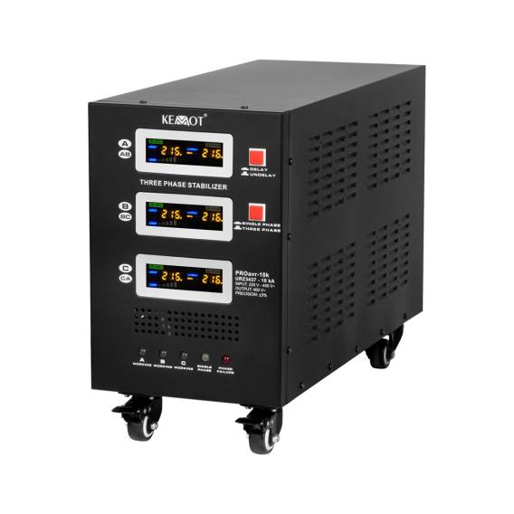 Obrázok pre Automatic three-phase voltage stabilizer KEMOT PROavr-10k